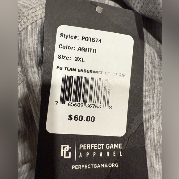 Perfect Game Men's Endurance CoolCore Half-Zip Pullover - Picture 8 of 10